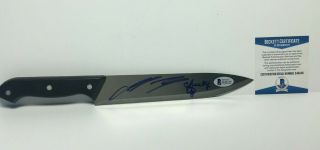 Jennifer Tilly & Ed Gale Signed 12 " Knife " Chucky " Beckett D46246