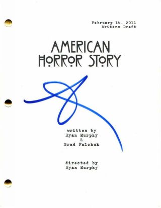 Sarah Paulson Signed Autograph - American Horror Story Full Pilot Script