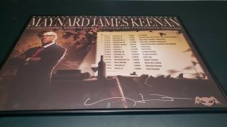 Maynard James Keenan Of Tool Book Tour Vip Signed Poster