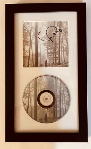 Taylor Swift Signed Framed Cd Folklore Autographed Authenticated Jsa