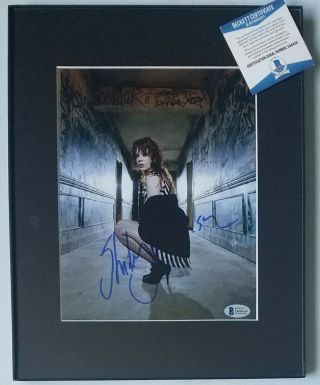 Shirley Manson Signed Photo Beckett Bas Bgs Autographed Garbage Rock Music