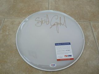 Stewart Copeland The Police Signed Autographed Psa Certified 12 " Drumhead