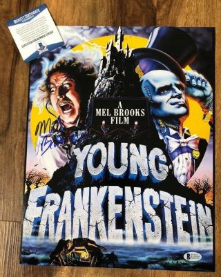 Mel Brooks Young Frankenstein Autographed Signed 11x14 Poster Photo Beckett Bas