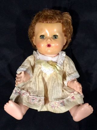1959 11 " Vintage Vinyl American Character Tiny Tears Baby Doll