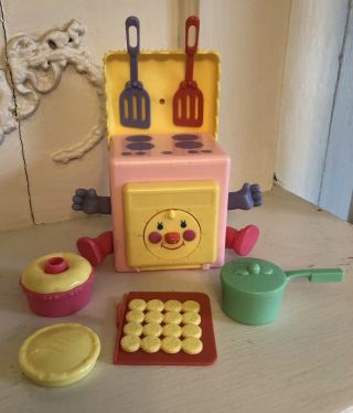 Vtg Cherry Merry Muffin Time N Bake Playset Complete 1988/89