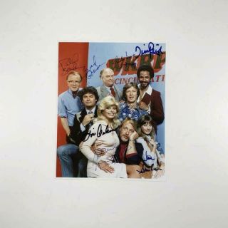 Wkrp In Cincinnati Cast 8x10 Photo Authentic Signed Autographed