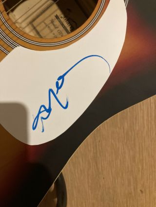 Willie Nelson Autographed Signed Full Size FS Acoustic Country Guitar Proof 3