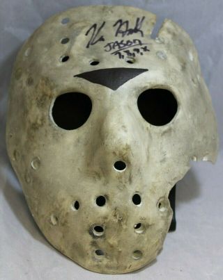 Friday The 13th - Jason Hockey Mask Signed By Kane Hodder - Jsa Certified