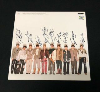 Nct127 (nct 127) Autographed " Regulate " 1st Repackage Album Signed Promo Cd