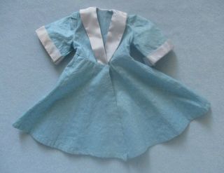 Vintage Tagged Terri Lee Blue Robe For 16” Doll,  Dress,  Clothes - 1950s Label