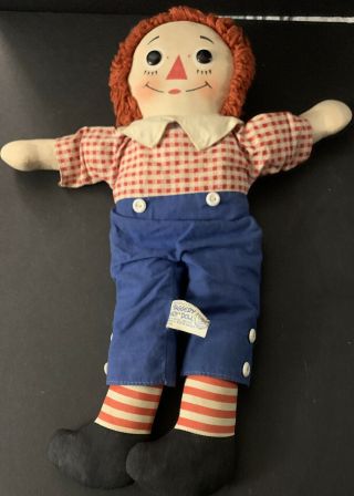 Vintage Raggedy Andy Doll Johnny Gruelles Own 1965