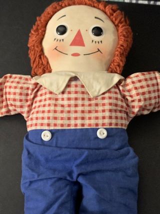 Vintage Raggedy Andy Doll Johnny Gruelles Own 1965 2