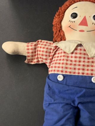 Vintage Raggedy Andy Doll Johnny Gruelles Own 1965 3
