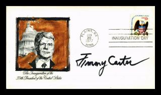 Us Cover President Jimmy Carter Inauguration Day Touch Of Class Hand Colored