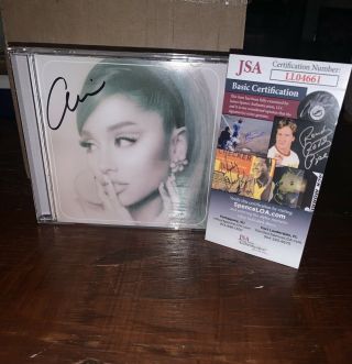 Ariana Grande Signed Positions Cd With Jsa Autographed Ships Quick