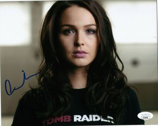 Camilla Luddington Authentic Hand - Signed " Tomb Raider " 8x10 Photo (jsa)