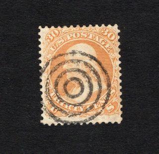 Usa 1861 Stamp Scott 71 Orange Perf 12 Cv=190$