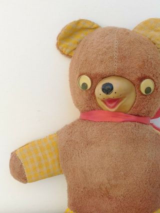 Antique Vintage Teddy Bear Folk Art Handmade Dressed Old Stuffed American Toy 2
