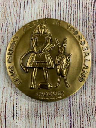 1980 Society Of Medalists Bronze Medal 102 Alice In Wonderland/ Winnie The Pooh