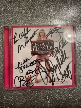 Legally Blonde Obc Signed Cast Recording Laura Bell Bundy And More