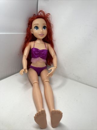 Disney Princess Ariel Doll My Size 32 " Tall Playdate Ariel Doll