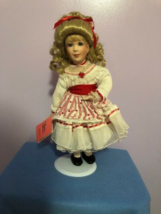 Paradise Galleries Patricia Rose 1995 Musical Doll Tagged 14 "