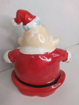 Vintage Kreiss Angry Psycho Ceramic Santa Christmas Figurine 2