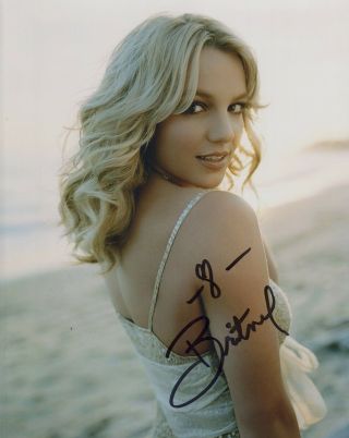 Britney Spears Authentic Signed Autographed 8x10 Photograph Holo