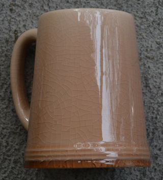 Rare Rookwood Pottery Mug/ Stein Signed Custom Order ? 1948 587c Tan Fade