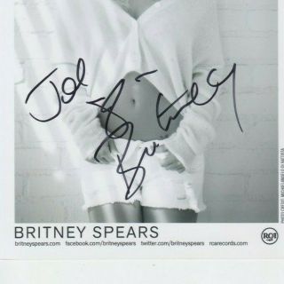 BRITNEY SPEARS Signed Photo Autographed 5x7 PRINCESS OF POP Singer Dancer 1/ 2