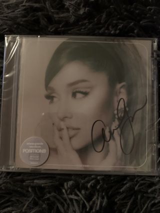 Ariana Grande Signed Positions Cd Limited Edition