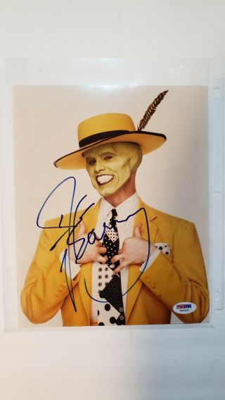 " The Mask " Jim Carrey Hand Signed 8x10 Color Photo