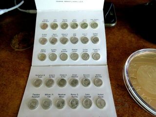 Franklin Presidential 36 Mini - Coin Set 1st Edition Sterling Silver
