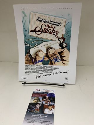 Cheech And Chong Up In Smoke 8 X 10 Movie Picture Autographed With From Jsa