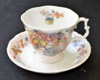 Royal Doulton England Brambly Hedge Porcelain Four Seasons - Autumn Cup & Saucer