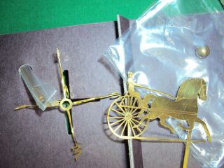 Weather Vane Trotter 191 Vintage 1/12 Scale Dollhouse Miniature By Clare - Bell