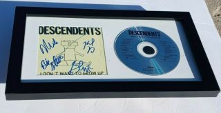 The Descendents Band Signed,  Framed I Don 