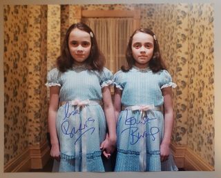 Lisa And Louise Burns Signed 16x20 " The Shining "