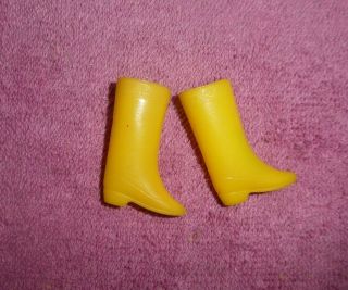 Vintage Barbie Francie Doll - Vintage Twigggy Doll Yellow Boots