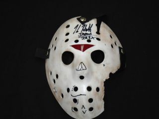 Kane Hodder Signed Part 7 Hockey Mask Autograph Jason Voorhees Friday The 13th
