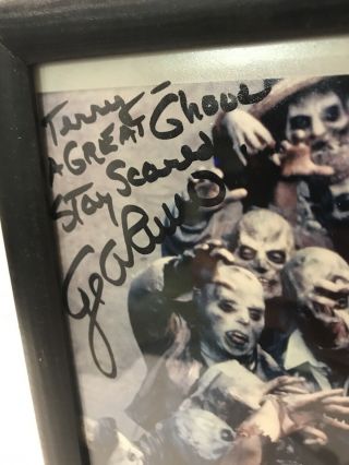 George A Romero AUTOGRAPHED Signed 9x11 FRAMED PHOTO Dawn of the Dead zombies 2