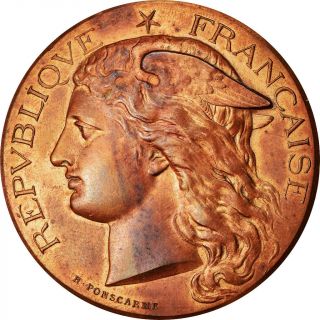 [ 3016] France,  Medal,  Agriculture,  Concours Régional,  Amiens,  1883,  Ponscarme