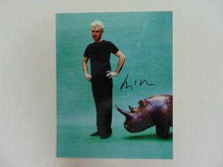 " Talking Heads " David Byrne Hand Signed 8x10 Color Photo Todd Mueller