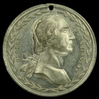 1889 George Washington Inauguration Centennial Medal White Medal Douglas 10