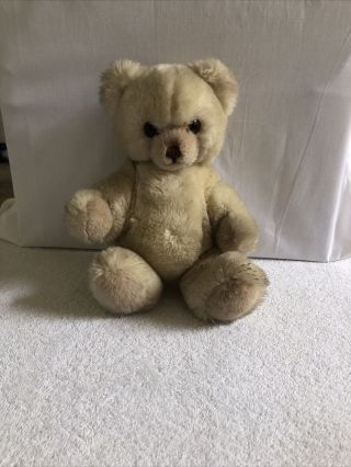 11 " Jointed Vintage Steiff Pesty Bear Stuffed Animal With Squeaker.  Very Cute.