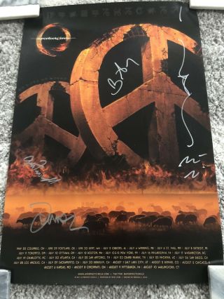 A Perfect Circle Signed Concert Poster Maynard James Keenan All Members