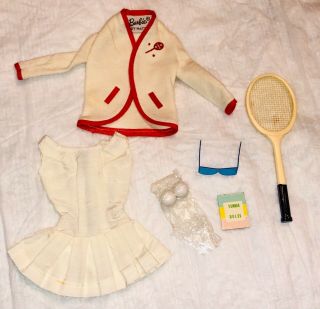 Vintage 1962 Barbie Outfit 941 Tennis Anyone Nearly Complete