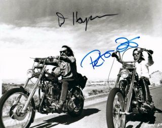 Peter Fonda Dennis Hopper Signed 8x10 Photo Picture Autographed,
