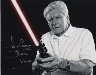 Dave Prowse (star Wars) As Darth Vader Signed 8x10 Photo