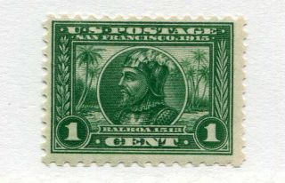 1914 U.  S.  Scott 401 One Cent Panama - Pacific Expo Stamp Never Hinged